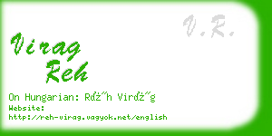 virag reh business card